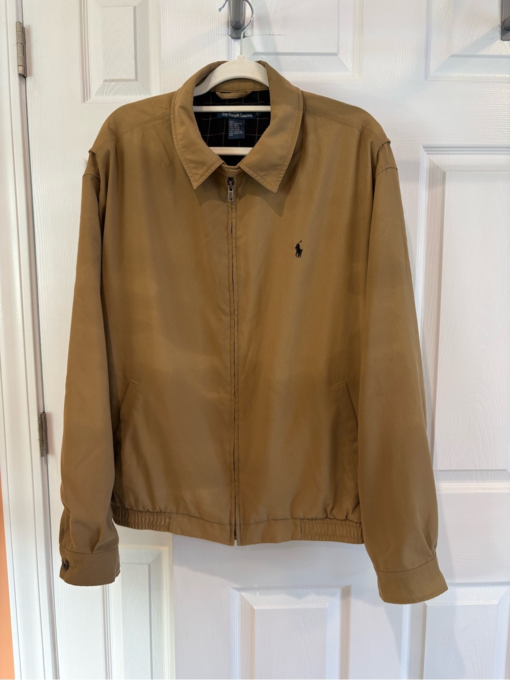 Polo, by Ralph Lauren Tan Lightweight Zip-Front Shirt Jacket